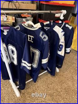 Dallas Cowboys Jersey Lot (6) Parsons Romo Emmitt Dez Sean Lee Autographed RARE