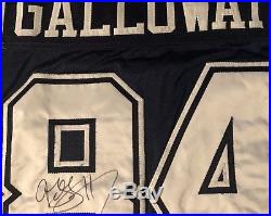 Dallas Cowboys Joey Galloway game issued Reebook jersey 2001 size 44 Signed