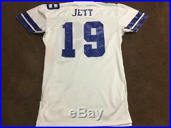 Dallas Cowboys John Jett 1994 Apex Vintage Game Used Worn Football Jersey