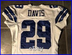 Dallas Cowboys Keith Davis 2005 Reebok game Issued Jersey Provagroup Certified