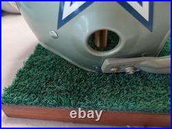 Dallas Cowboys Lamp Football Helmet Vintage Turf Base NFL TESTED Circ 1970 RARE