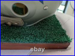 Dallas Cowboys Lamp Football Helmet Vintage Turf Base NFL TESTED Circ 1970 RARE