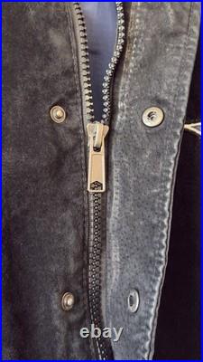 Dallas Cowboys Leather Suede Jacket Size L Large GIII Apparel