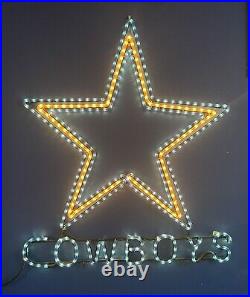 Dallas Cowboys Lighted Sign