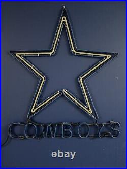 Dallas Cowboys Lighted Sign