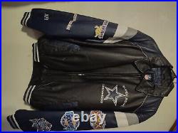 Dallas Cowboys Limited Edition 5-Time Superbowl Champions Leather Jacket Size XL