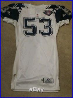 Dallas Cowboys Mark Stepnoski 1994 Throwback with two (2)Game Used Practice Jersey