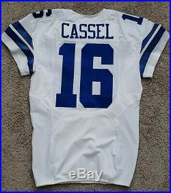 Dallas Cowboys Matt Cassel Game Used Dec 19 & 27 2015 Football Jersey 2 games