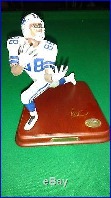 Dallas Cowboys Michael Irvin Danbury Mint Figure Box Coa NFL Rare