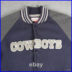 Dallas Cowboys Mitchell & Ness Throwbacks Varsity Jacket Size L Authentic NFL OG Dallas Cowboys Mitchell & Ness Throwbacks Varsity Jacket Size L Authentic NFL OG