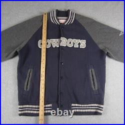 Dallas Cowboys Mitchell & Ness Throwbacks Varsity Jacket Size L Authentic NFL OG Dallas Cowboys Mitchell & Ness Throwbacks Varsity Jacket Size L Authentic NFL OG
