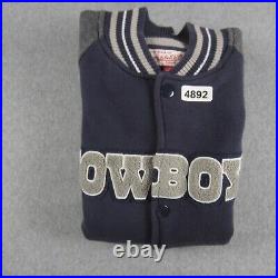 Dallas Cowboys Mitchell & Ness Throwbacks Varsity Jacket Size L Authentic NFL OG Dallas Cowboys Mitchell & Ness Throwbacks Varsity Jacket Size L Authentic NFL OG