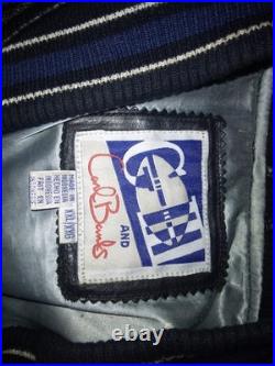 Dallas Cowboys NFL 90s Carl Banks G-III Leather Jacket XXL Original Owner