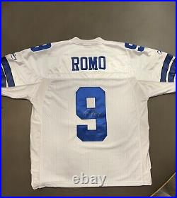 Dallas Cowboys NFL Authentic RBK Jersey #9 Tony Romo Signed Jersey, Great Shape