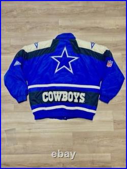 Dallas Cowboys NFL Blue And White Vintage 90s Jacket