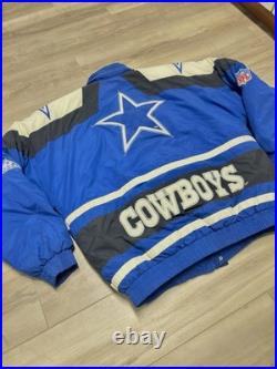 Dallas Cowboys NFL Blue And White Vintage 90s Jacket