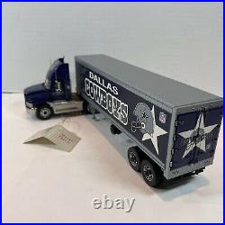 Dallas Cowboys NFL Franklin Mint Die Cast Semi Truck Mack 18 Wheeler 143 Scale