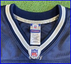 Dallas Cowboys NFL Jersey Roy Williams Reebok Size 48 Blue Authentic Football