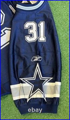 Dallas Cowboys NFL Jersey Roy Williams Reebok Size 48 Blue Authentic Football