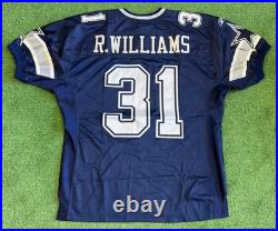 Dallas Cowboys NFL Jersey Roy Williams Reebok Size 48 Blue Authentic Football