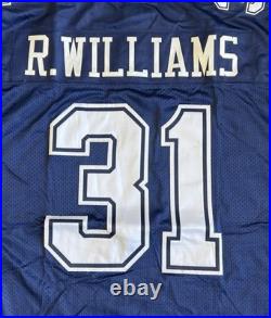 Dallas Cowboys NFL Jersey Roy Williams Reebok Size 48 Blue Authentic Football