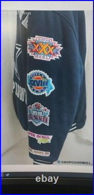 Dallas Cowboys NFL Licensed Superbowl Jacket XL