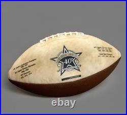 Dallas Cowboys NFL Limited Edition 40th Anniversary Football Rare Vintage