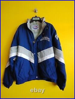 Dallas Cowboys NFL Puffy Vintage Jacket Mens M