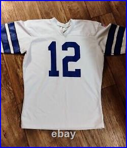Dallas Cowboys NFL Roger Staubach Vintage 80s Rawlings Jersey Size L Dallas Cowboys NFL Roger Staubach Vintage 80s Rawlings Jersey Size L