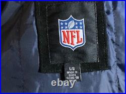 Dallas Cowboys NFL Vintage Suede Leather Jacket GIII Size L Plus Near Mint