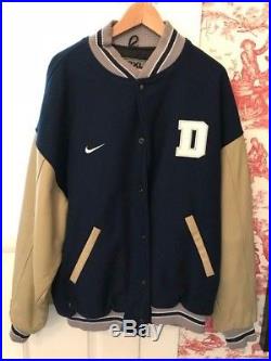Dallas Cowboys Nike Authentic Letterman Jacket Coat NFL XXL Dak Zeke Leather 2xl