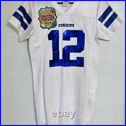 Dallas Cowboys Officially Licensed Viola Sequin Jersey Dress Size Medium