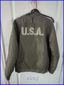 Dallas Cowboys On Field Salute to Service Jacket Mens Small Nike Reversible EUC