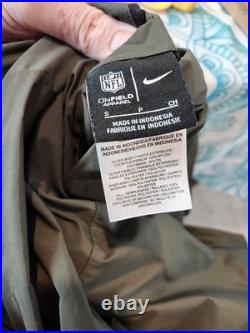 Dallas Cowboys On Field Salute to Service Jacket Mens Small Nike Reversible EUC