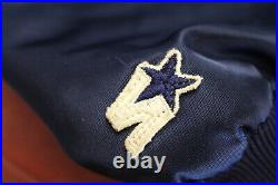Dallas Cowboys Pro Line Starter Vintage Satin Blue Jacket NFL Size XL