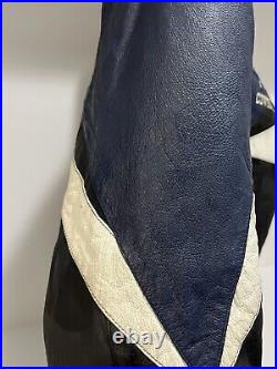 Dallas Cowboys Pro Player NFL Experience Leather Jacket Men's XL Vintage