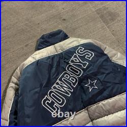 Dallas Cowboys Pro Player Vintage Jacket Size 2XL Good Back Print