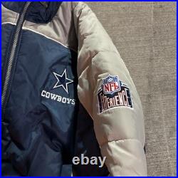 Dallas Cowboys Pro Player Vintage Jacket Size 2XL Good Back Print