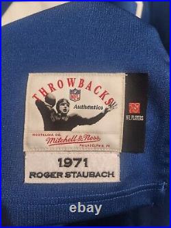 Dallas Cowboys ROGER STAUBACH MITCHELL & NESS Authentic 1971 NFL Jersey size 56 Dallas Cowboys ROGER STAUBACH MITCHELL & NESS Authentic 1971 NFL Jersey size 56