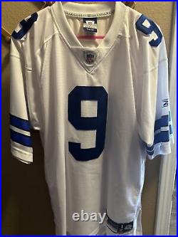 Dallas Cowboys Reebok Jersey White Tony Romo #9 Size L