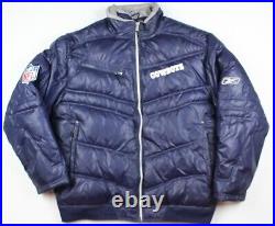 Dallas Cowboys Reebok On Field NFL Insulated Puffer Jacket Size Large