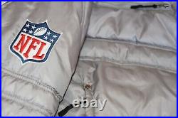Dallas Cowboys Reebok On Field NFL Vintage Puffer Coat Jacket Size XL