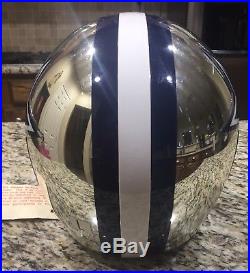 Dallas Cowboys Riddell Chrome Custom Helmet