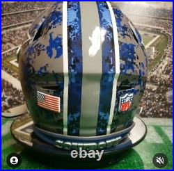 Dallas Cowboys Riddell Speedflex Custom Painted Camo Helmet Full Size XL