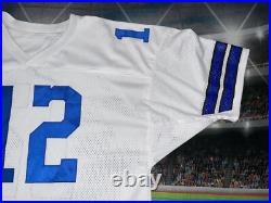 Dallas Cowboys Roger Staubach #12 Hall Of Fame Jersey Mens Sz 56 Preowned