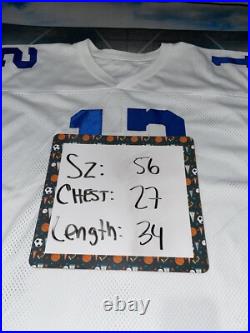 Dallas Cowboys Roger Staubach #12 Hall Of Fame Jersey Mens Sz 56 Preowned