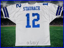 Dallas Cowboys Roger Staubach #12 Hall Of Fame Jersey Mens Sz 56 Preowned