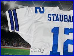 Dallas Cowboys Roger Staubach #12 Hall Of Fame Jersey Mens Sz 56 Preowned