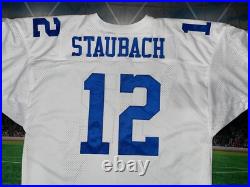 Dallas Cowboys Roger Staubach #12 Hall Of Fame Jersey Mens Sz 56 Preowned