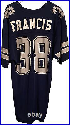 Dallas Cowboys Ron Francis Game Used Football Jersey #38